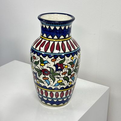 Handmade Royal Floral Multi-color Vase