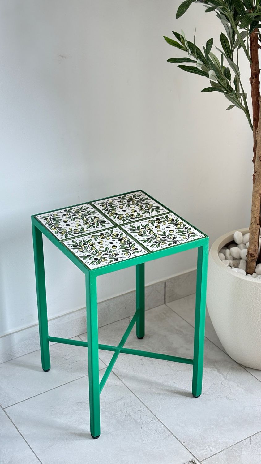 Palestinian Olive Branches Side Table