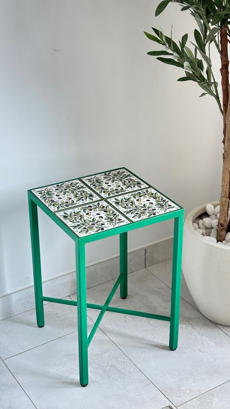 Palestinian Olive Branches Side Table