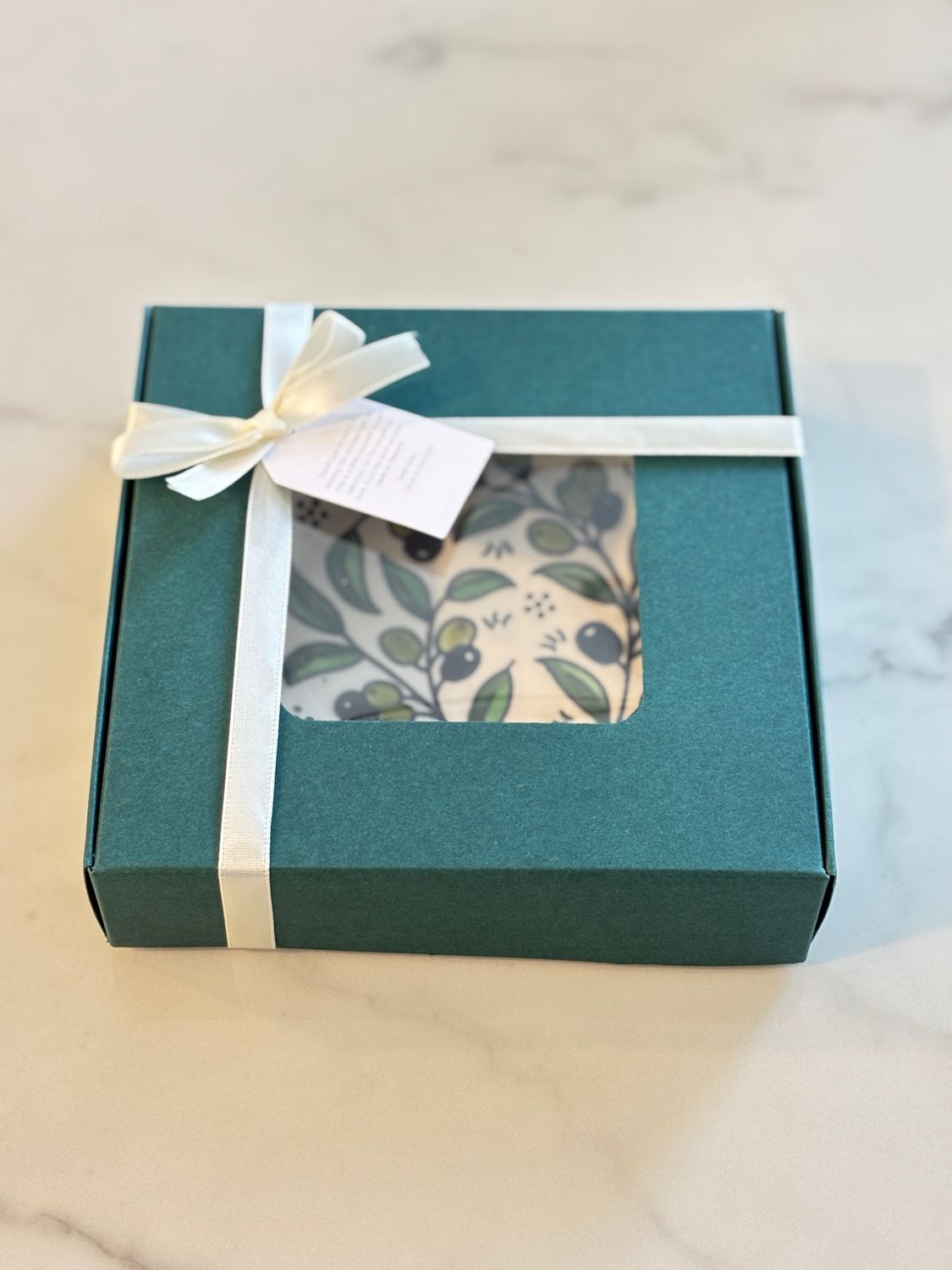 Olive Plate Giveaway box 13 cm