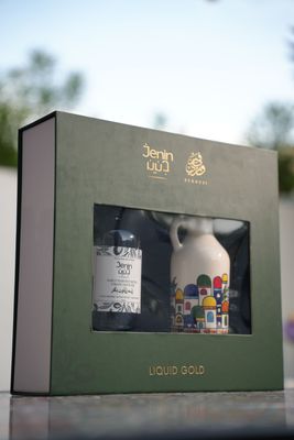 Liquid Gold Olive Oil Premium Gift Box – Fyrouzi × Jenin