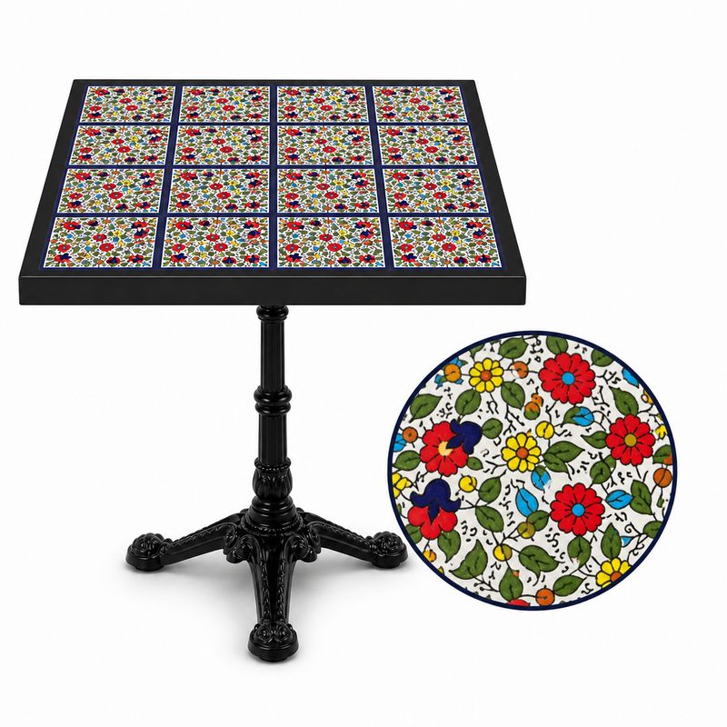 Palestinian Floral Mutli color table