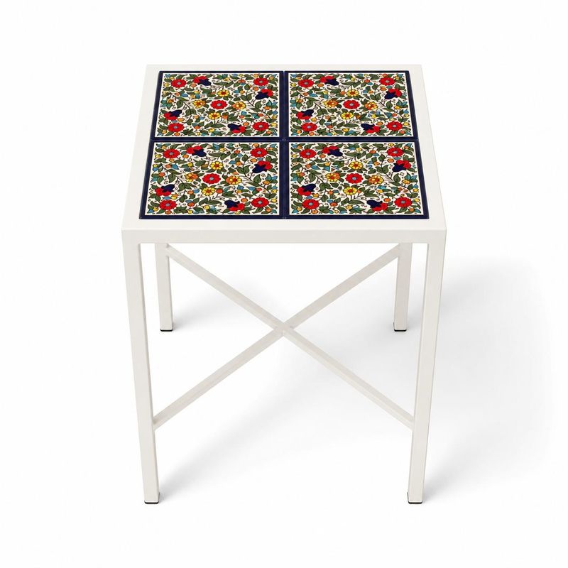 Palestine Garden Side Table Mutli-color Floral