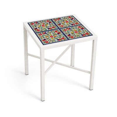 Palestine Garden Side Table Mutli-color Floral