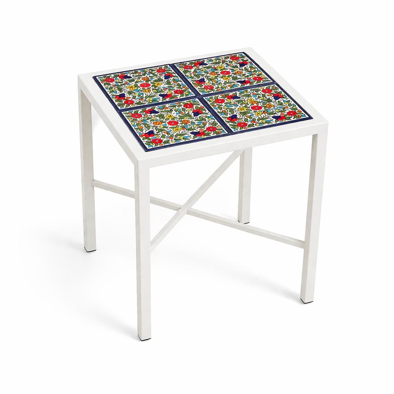 Palestine Garden Side Table Mutli-color Floral