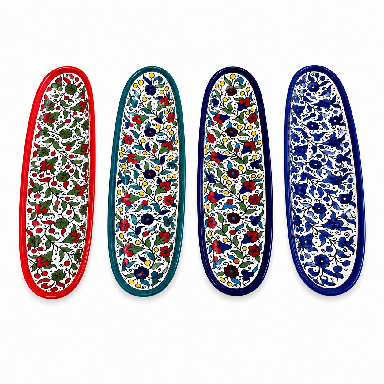 Levant Bloom Mezza Oval Plate
