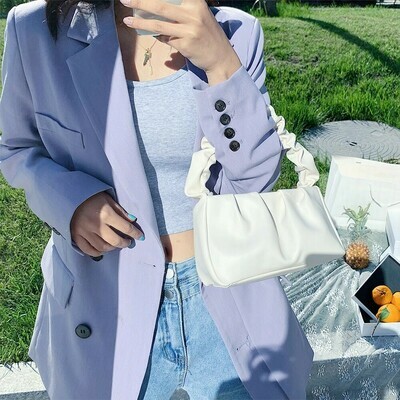 Geminio Scrunchie Purse (white)