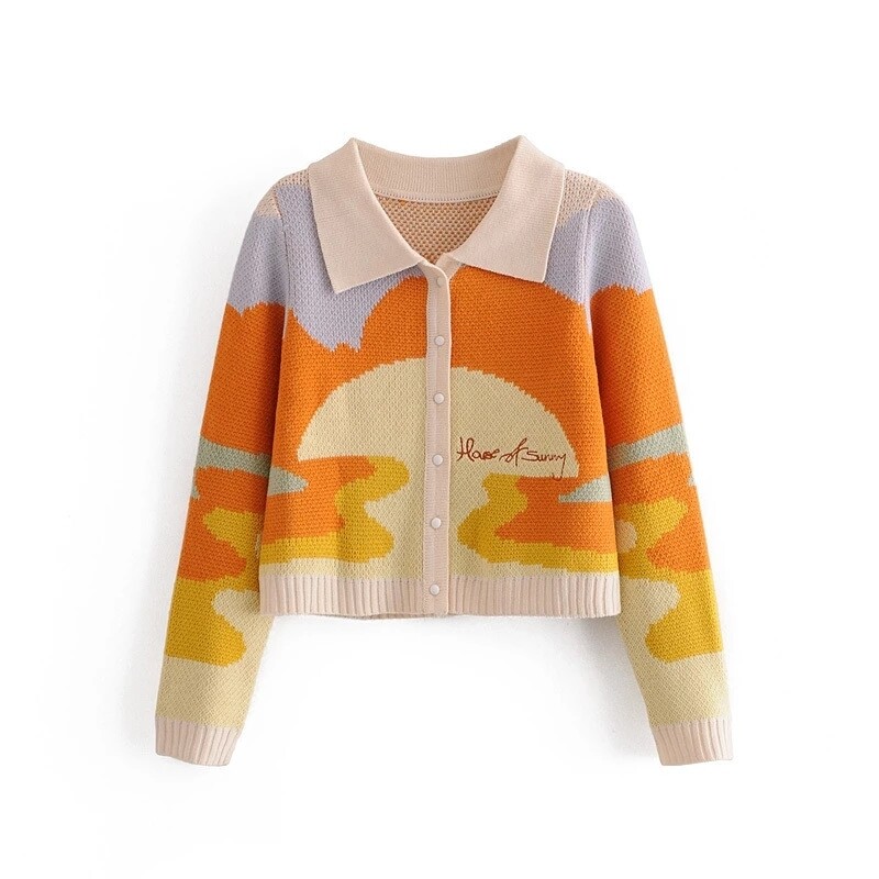 Autumn Sunset Cardigan 
🌅🌅🌅🌅🌅🌅🌅🌅🌅🌅🌅🌅