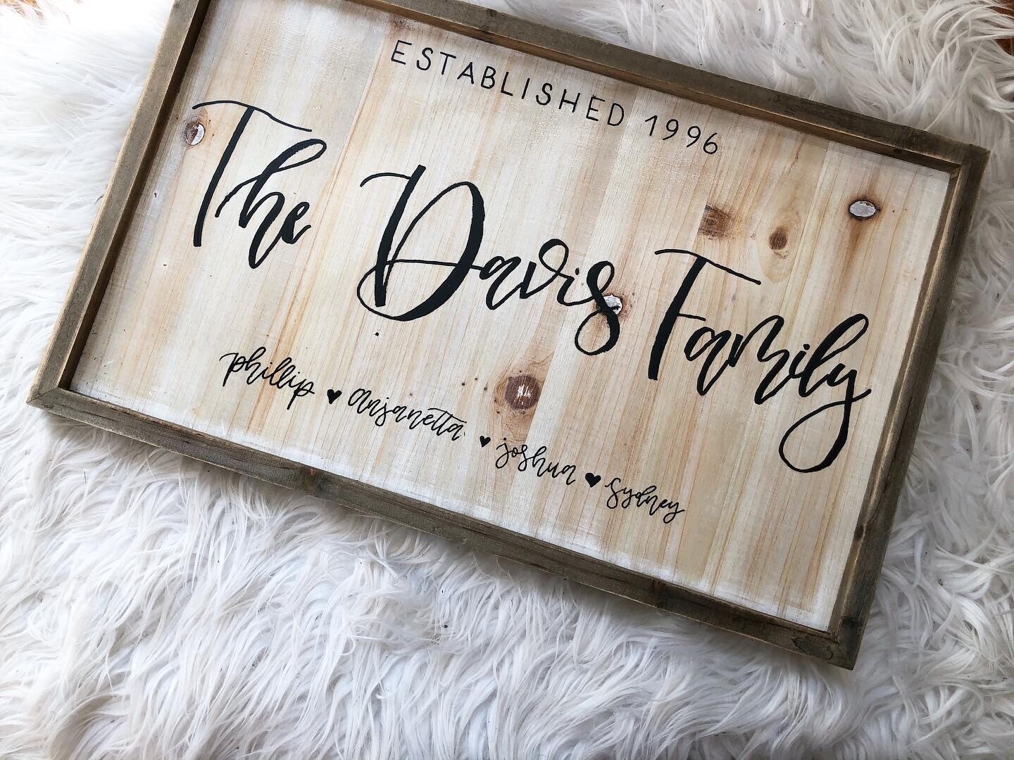 Family Name Sign