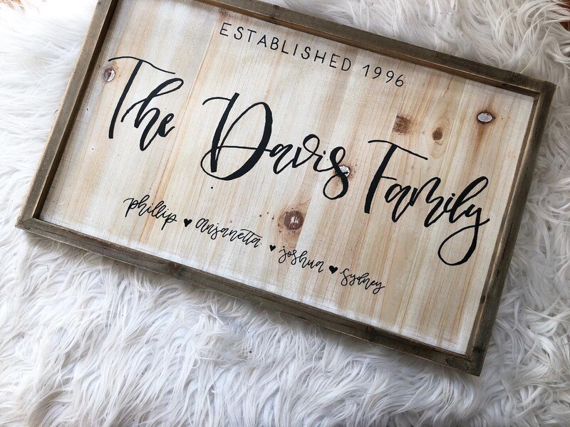 Family Name Sign