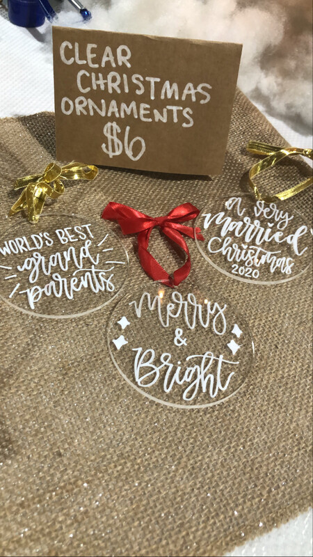 Clear Christmas Ornaments