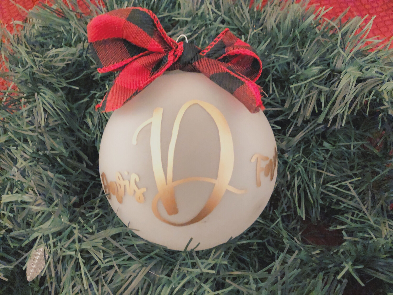 Frosted Bulb Ornaments