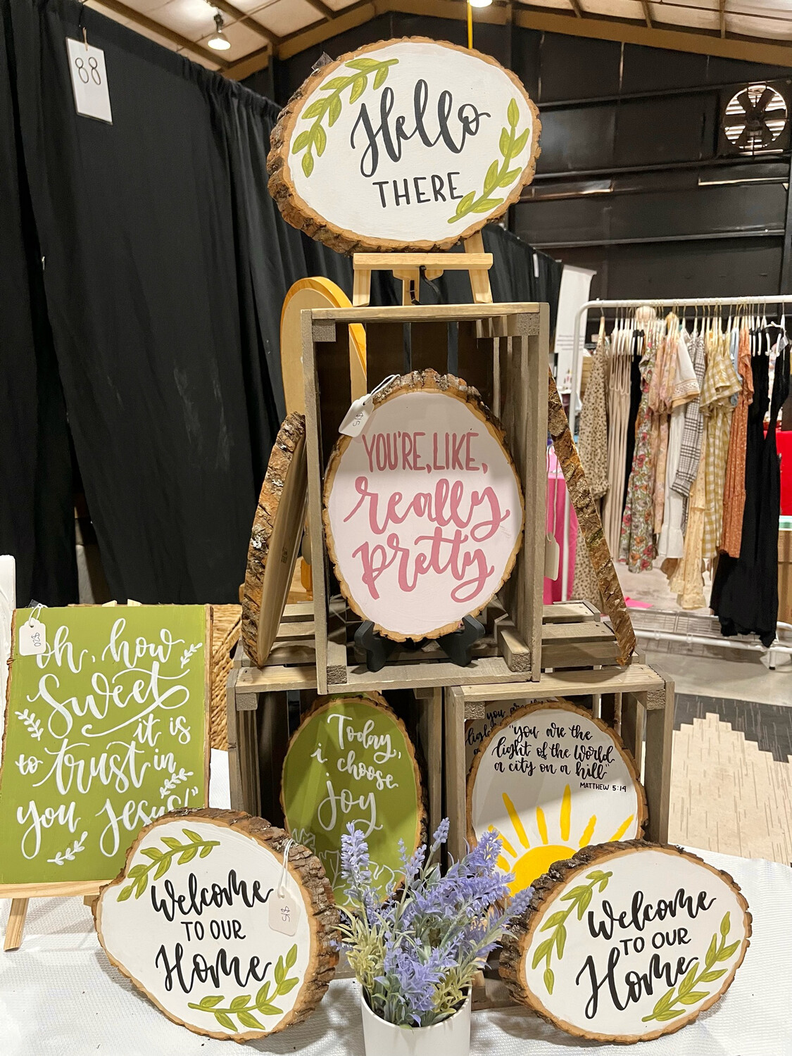 Custom Round Wood Sign