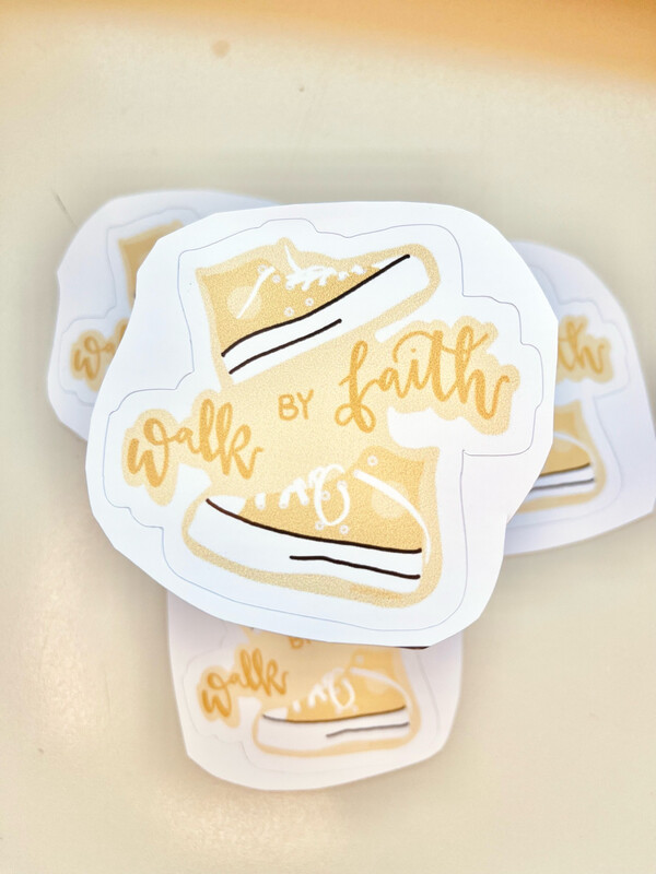 Walk By Faith Sticker
