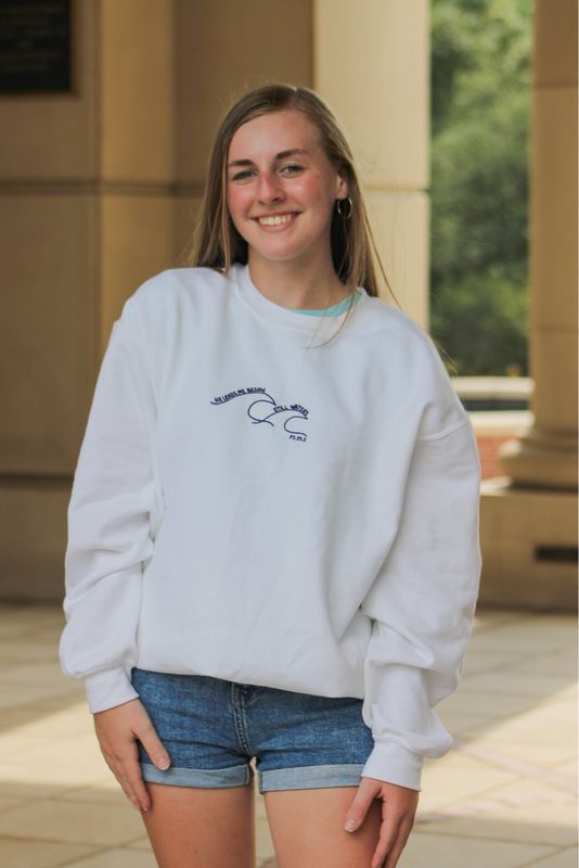 He Leads Me Beside Still Waters | Embroidered Unisex Sweatshirt