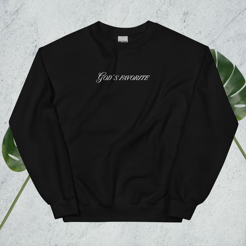 God’s Favorite | Embroidered Unisex Sweatshirt