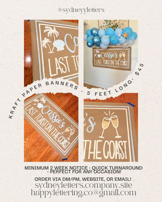Kraft Paper Banners