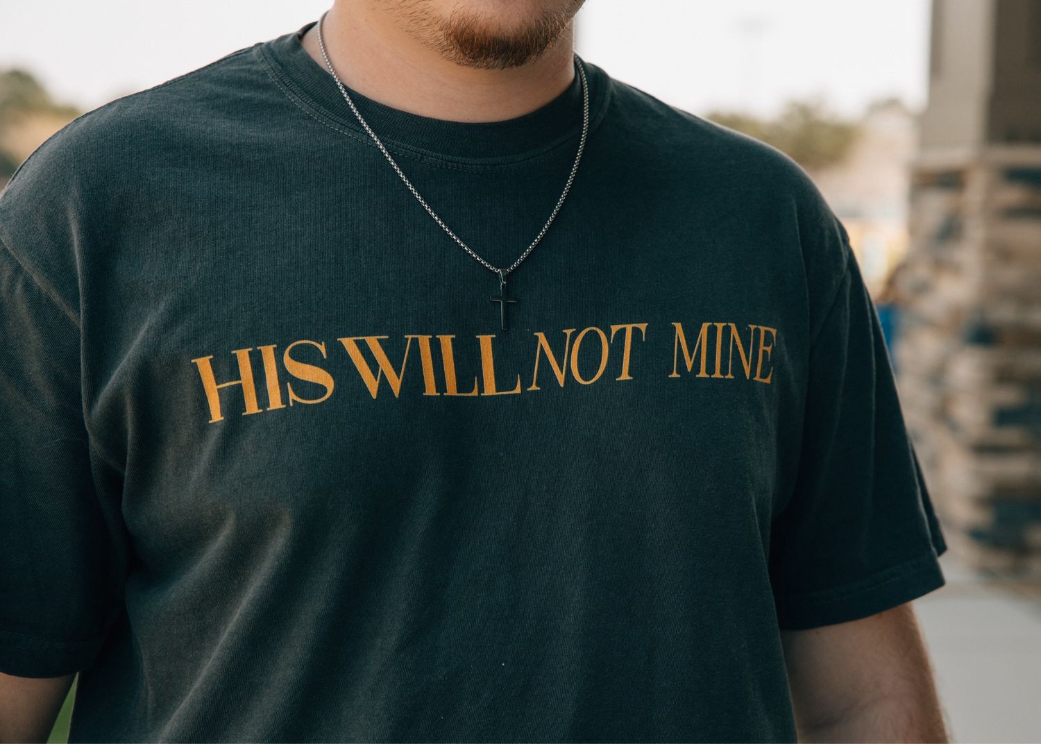 His Will Not Mine Comfort Colors Tee | Luke 22:42