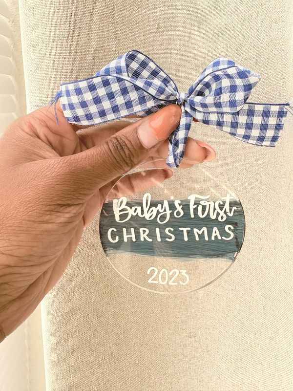 Baby’s First Christmas Ornament