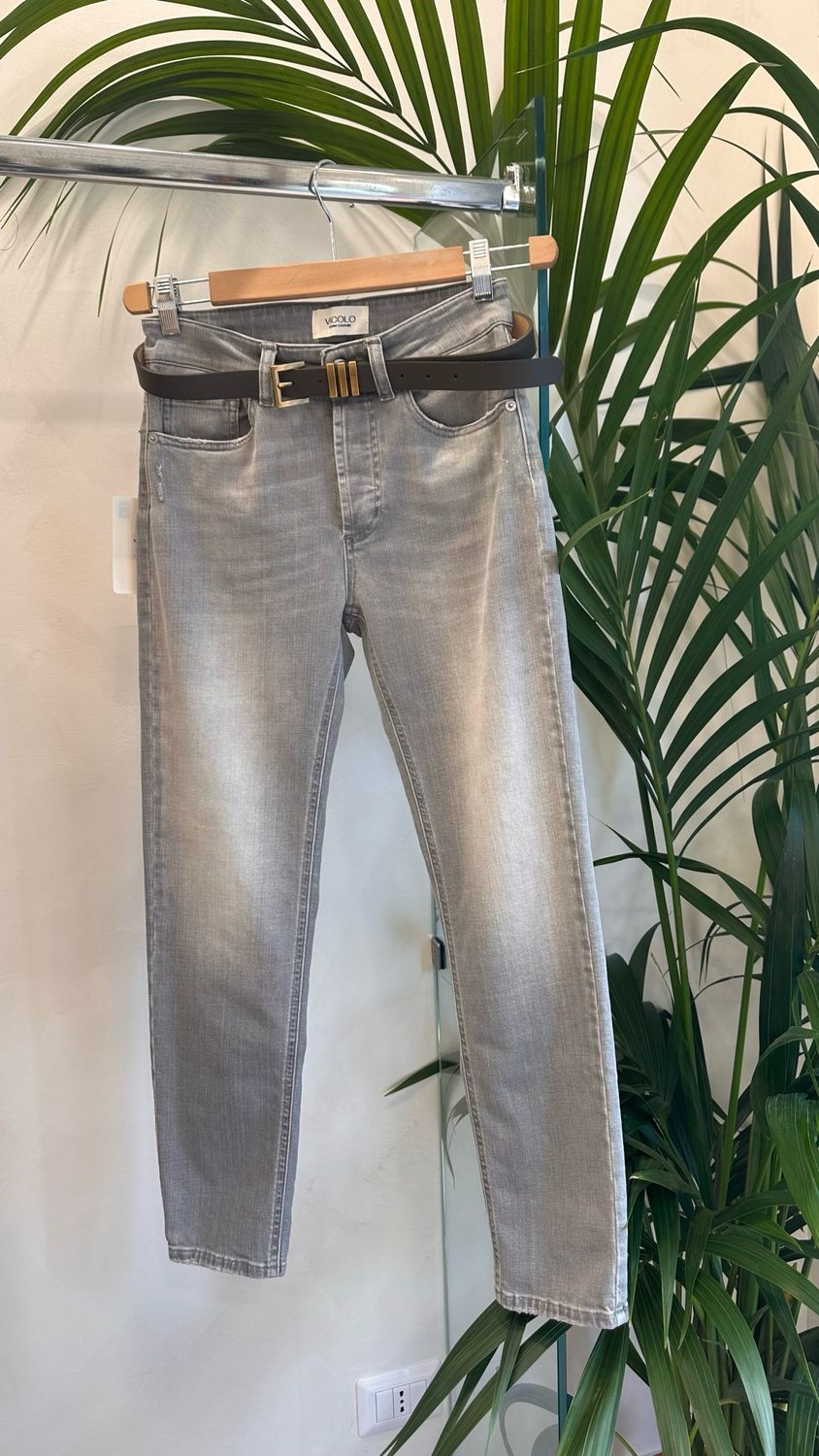 JEANS VICOLO DAISY GRIGIO