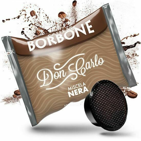 50 CAPSULE BORBONE DON CARLO NERA - COMPATIBILE LAVAZZA A MODO MIO