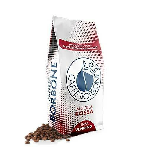 Caffè Borbone in Grani MISCELA ROSSA – 1 Kg