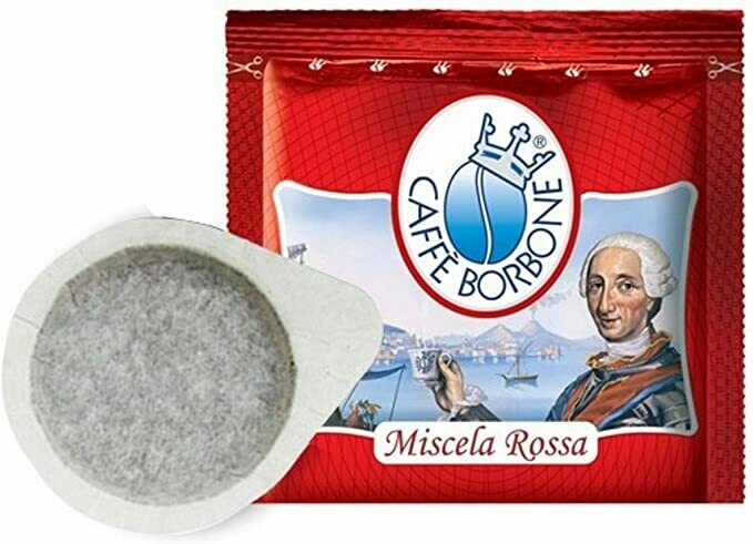 50 Cialde Carta Ese Compostabili Caffè Borbone Rosso