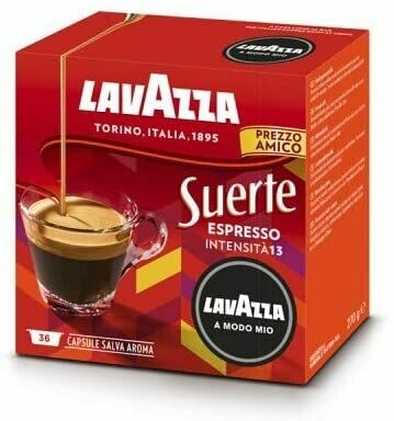 36 capsule Suerte Lavazza A Modo Mio®