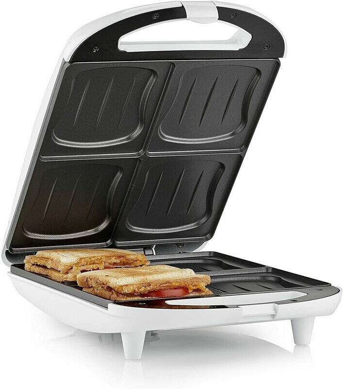 Sandwich Maker Tristar SA-3065 – Quattro toast alla volta – Rivestimento antiaderente