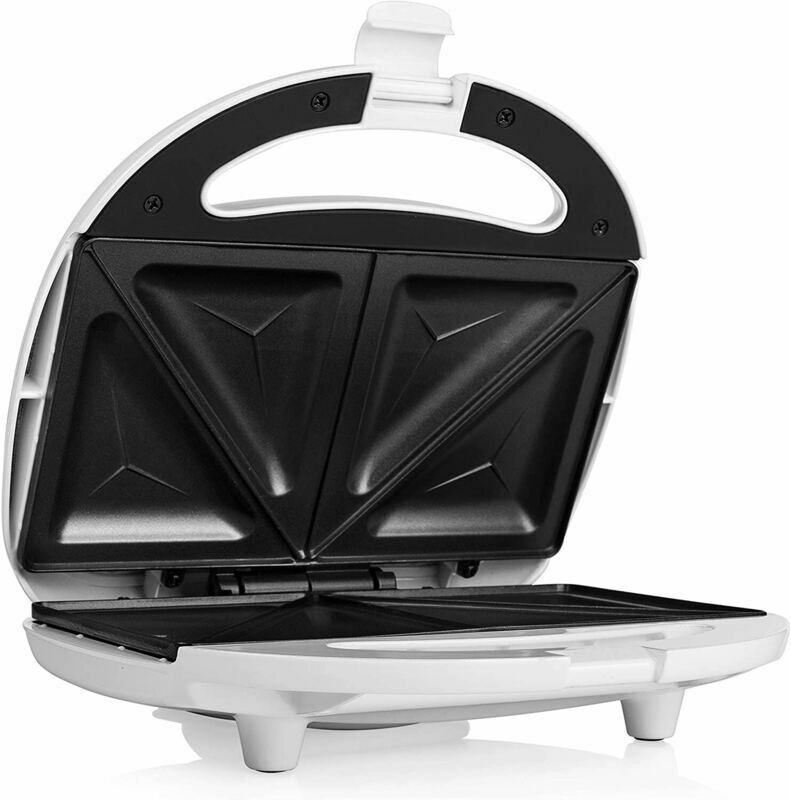 Tristar SA-3052 Sandwich taoster Tostapane, 750 W, Acciaio, Bianco