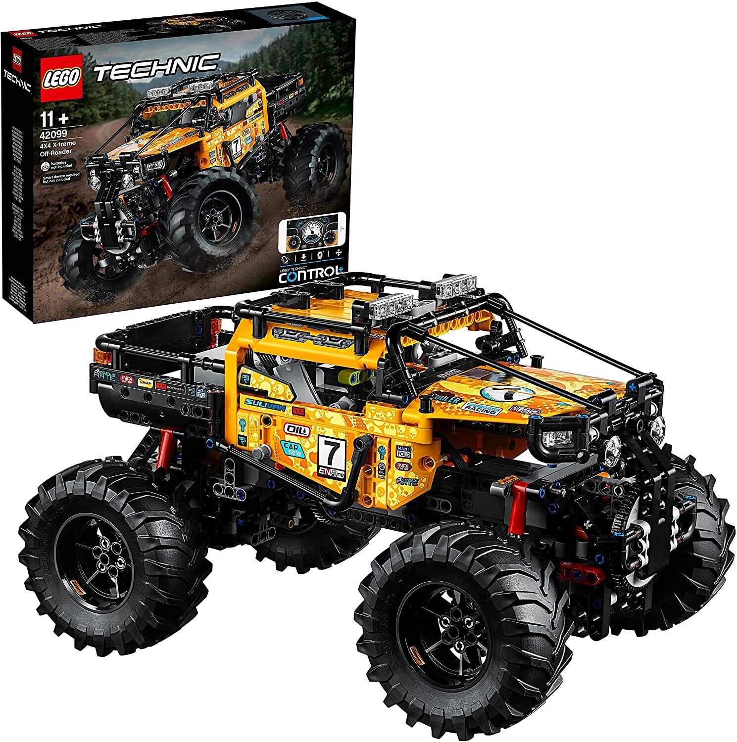 LEGO Technic Fuoristrada X-treme 4x4, Camion Giocattolo Telecomandato, RC  Car, Regali per Bambini di 11+ Anni, 42099