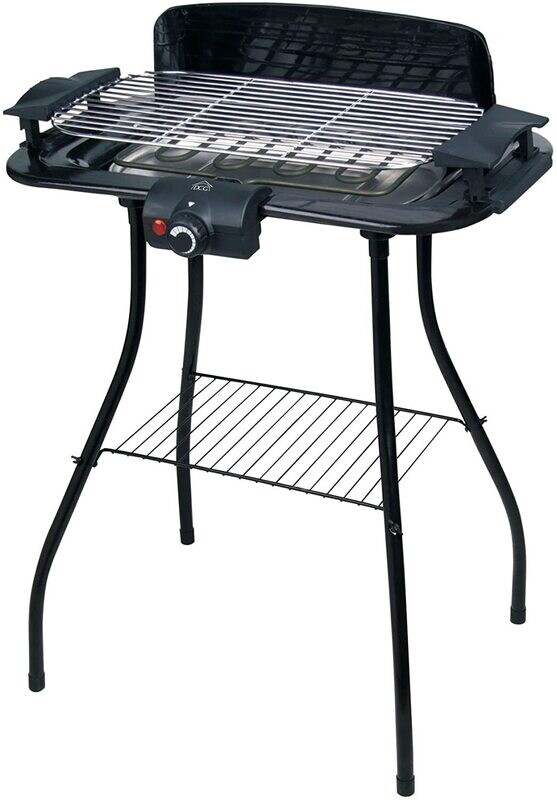 DCG BQS2497 Griglia Barbecue elettrica con stand Potenza 2000 Watt