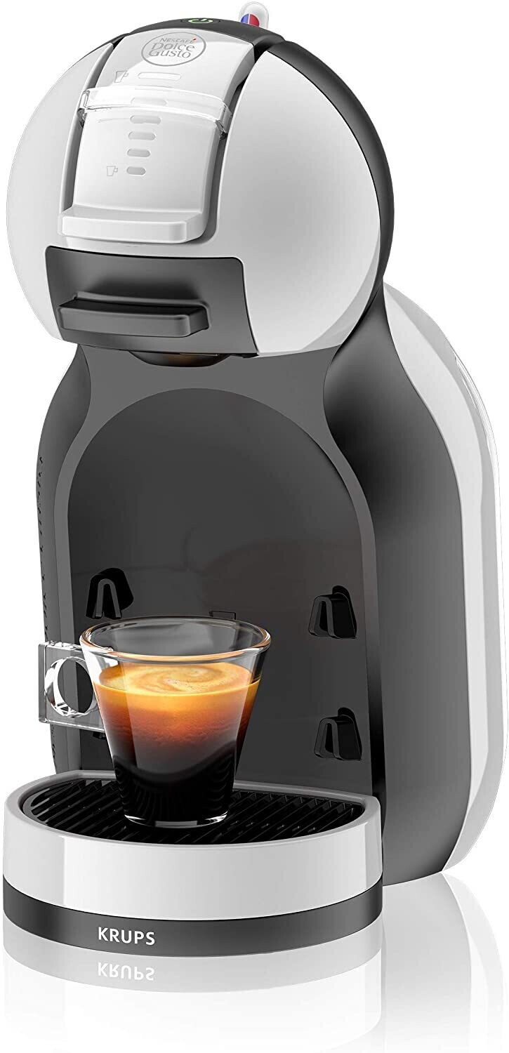 Krups Nescafé Dolce Gusto Mini Me KP123BK Macchina per Caffè Espresso e  Altre Bevande, Automatica, Grigio/Nero