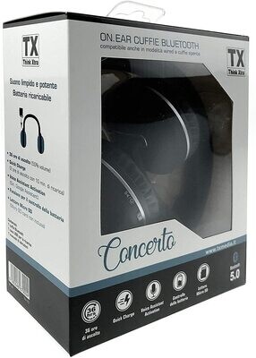 TX Concerto Cuffia ON.Ear Bluetooth - Spedizione Gratuita -