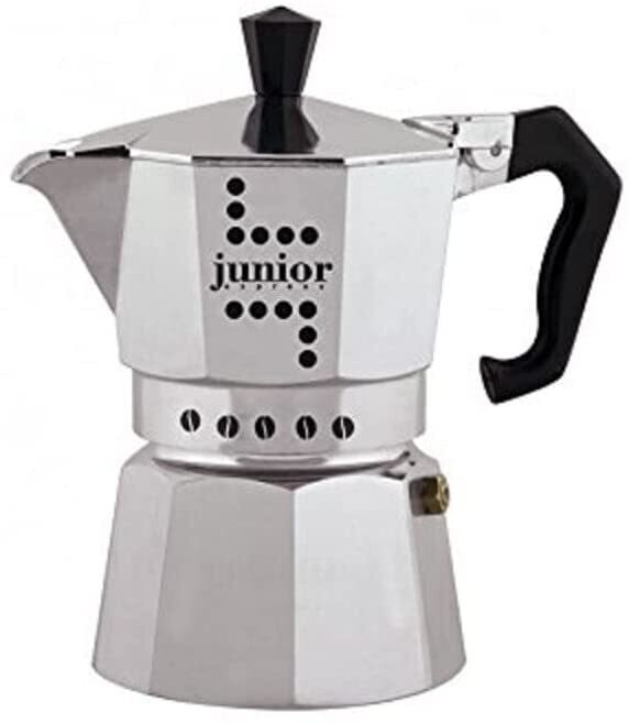 Junior Express Caffettiera, Alluminio, Argento, 3 Tazze