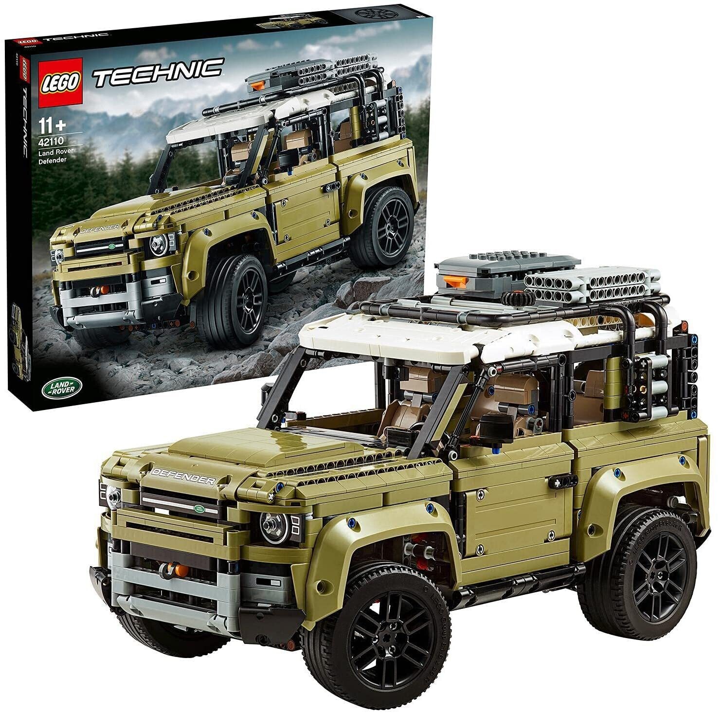 LEGO Technic Land Rover Defender, Set Costruzioni del Fuoristrada 4x4, Kit  di Modellismo da Collezione, Modellini Auto da Costruire, 42110