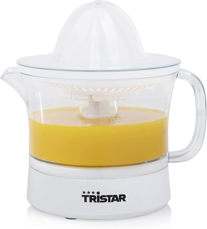 Tristar 4186000 Spremiagrumi Elettrico Con 2 Coni Di Spremitura; potenza 25 Watt