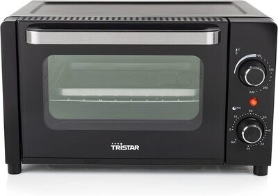 Tristar Mini forno OV-3615, 1300 watt, 10 litri, per grigliare, cuocere e tostare, Versatile e Compatto, Nero