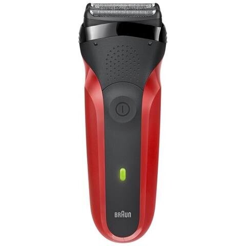 BRAUN 300S Rasoio Elettrico Colore Rosso