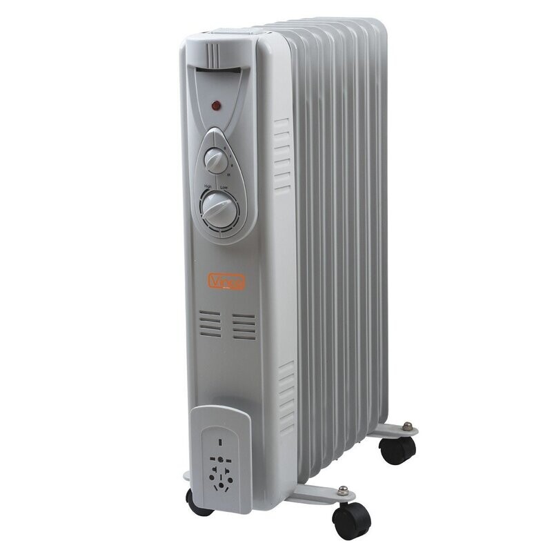 Vinco 70501 stufetta elettrica Riscaldatore ambiente elettrico a olio Interno Grigio 2000 W