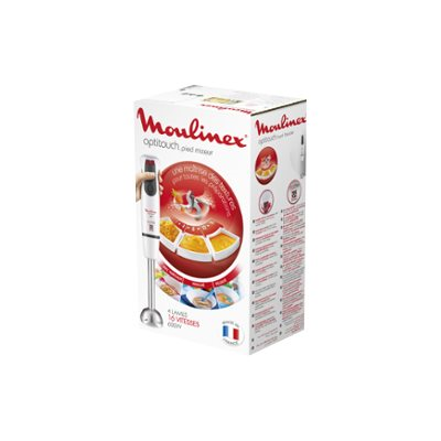 DD830110 Moulinex Optitouch mixer ad immersione classico 600 w 16 velocità 800 ml bianco