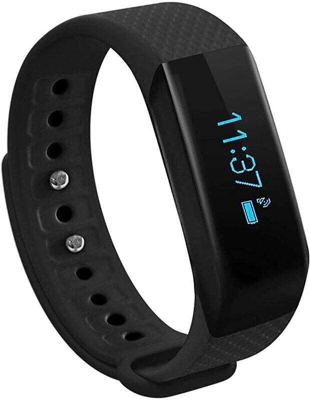 Nilox Ernest, Fit Tracker Unisex, Nero/Rosso, Taglia Unica