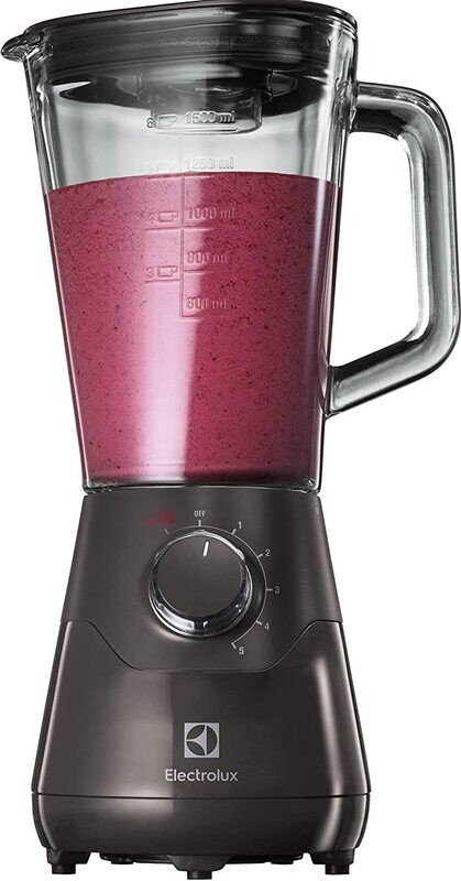 Electrolux ESB5400BK Frullatore Creative Collection, 700 W, 1.5 Litri, 89 Decibel, Vetro, Nero