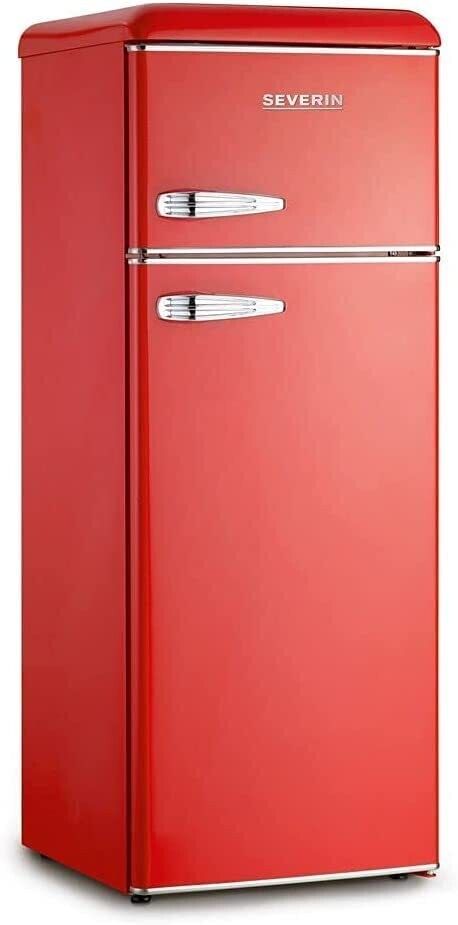 Severin KS 9955 frigorifero Retrò con congelatore Libera installazione Rosso 212 L A++ Severin KS 9955 frigorifero Retrò con congelatore Libera installazione Rosso 212 L A++