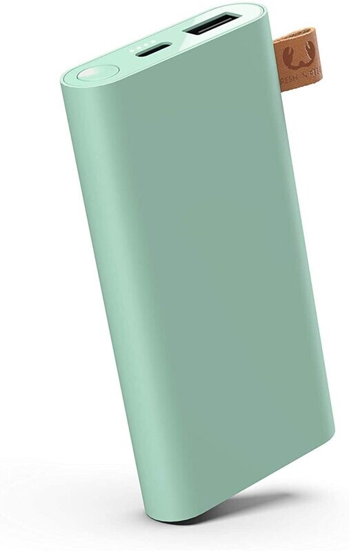Fresh 'n Rebel 2PB5500PT Batteria Esterna ai Polimeri di Litio con 2 Porte USB, Peppermint, 18000 mAh