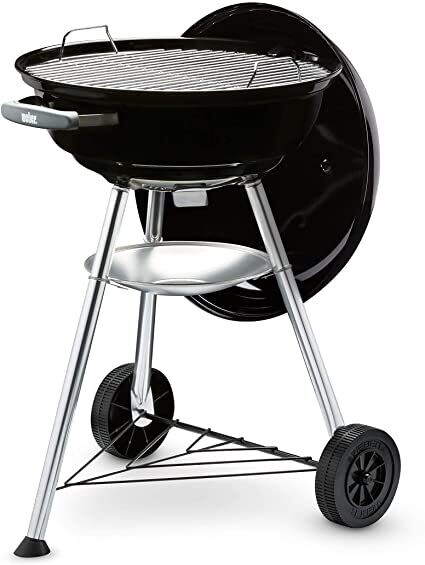 Weber Compact Kettle Barbecue a Carbone, Ø 47 cm, Nero (1221004)
