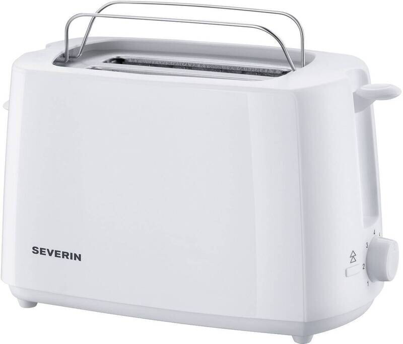 Severin AT2288 Tostapane Con griglia scaldabriosche integrata Bianco