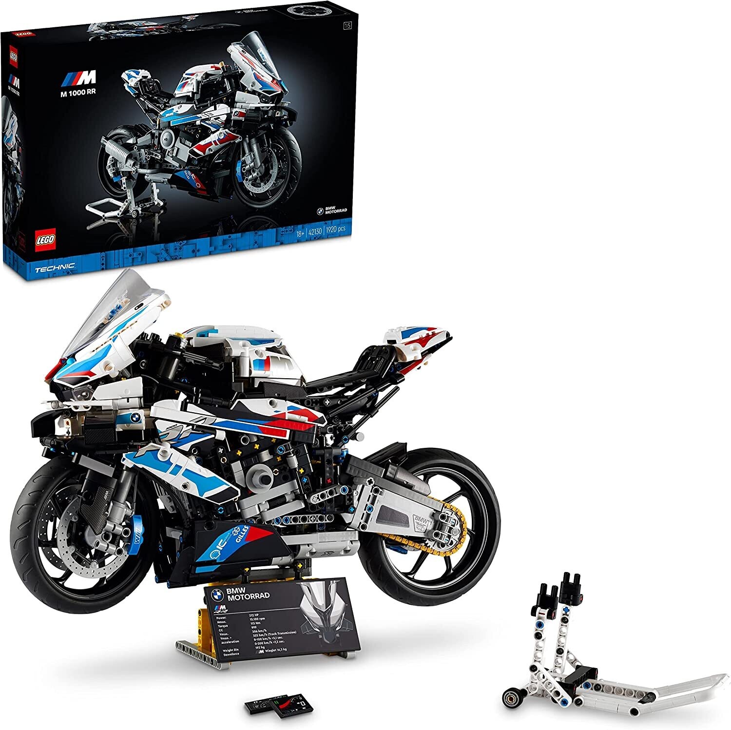 LEGO Technic BMW M 1000 RR, Moto per Adulti da Costruire, Idea Regalo da  Collezione, Modellino Replica Superbike con Dettagli Originali, 42130