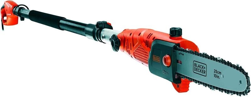 BLACK+DECKER Elettrosega Potatrice da Giardino, Asta regolabile fino a 2,7 m, 800 W, PS7525-QS