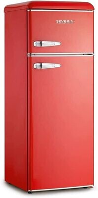 Severin KS 9955 frigorifero con congelatore Libera installazione Rosso 212 L A++
